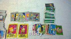 New Zealand 1991+ Simpsons Trading Card Lot + Box Regina James Griffins + More