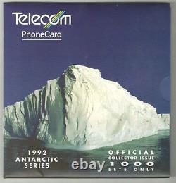 New Zealand 1992 Rare Antarctic Phonecard Collector Pack Mint