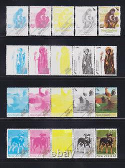 New Zealand 1994-2006 Limited Edition Color Separation Proof Collection Nh Rare