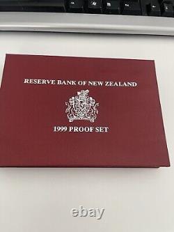 New Zealand 1999 Silver Proof Coin Set Morepork Owl