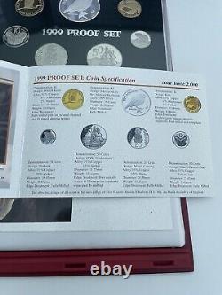 New Zealand 1999 Silver Proof Coin Set Morepork Owl