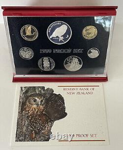 New Zealand 1999 Silver Proof Coins Set - Morepork Owl