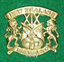 New Zealand 19th Reinforcements WW1 Cap Badge, ANZAC's