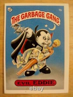 New Zealand #1b Evil Eddie Garbage Gang Pail Kids Nrmt