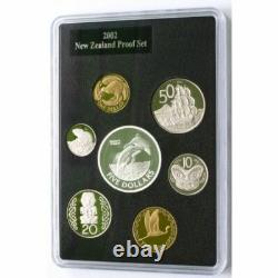 New Zealand 2002 Silver Proof Coins Set - Hector's Dolphin