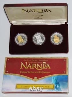 New Zealand 2006 Silver Proof Coin Set Narnia Three Coin Set New Zealand 2006 Silver Proof Coin Set Narnia Three Coin Set