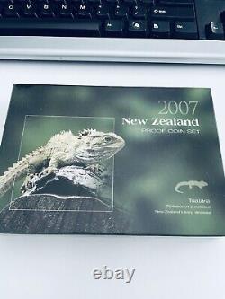 New Zealand 2007 Silver Proof Coin Set - Tautara! Serial Number 001