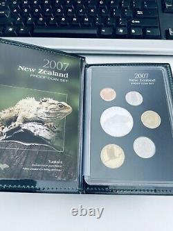 New Zealand 2007 Silver Proof Coin Set - Tautara! Serial Number 001