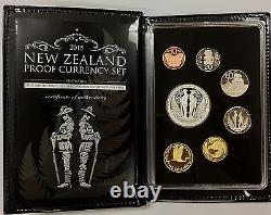 New Zealand 2015 Silver Proof Coin Set- ANZAC! Rare