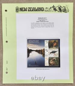 New Zealand 2017 Great Decimal Collection 16 pages MNH on Seven Seas Pages