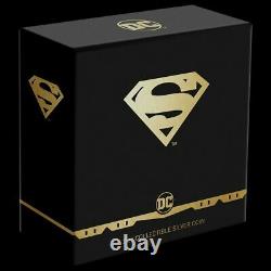 New Zealand 2021 1 Oz Silver Proof Coin- SUPERMAN Shield