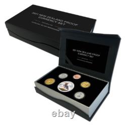New Zealand -2021- Proof Currency Coin Set- Auckland Island Merganser Duck
