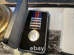 New Zealand 4 bar General Service Medal (Warlike). Specimen. A92