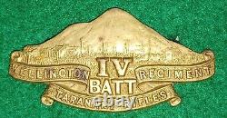 New Zealand 4th Batt'n 11th (Taranaki Rifles) Regiment Cap Badge, Old 6/111