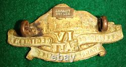 New Zealand 4th Batt'n 11th (Taranaki Rifles) Regiment Cap Badge, Old 6/111