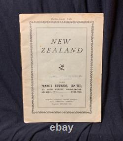 New Zealand A catalogue of books maps and views by Edward Wakefield 1929