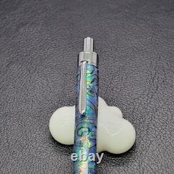 New Zealand Abalone Blue Resin P115 Ballpoint Pen