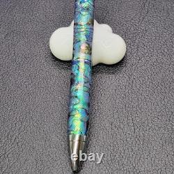 New Zealand Abalone Blue Resin P115 Ballpoint Pen