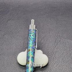 New Zealand Abalone Blue Resin P115 Ballpoint Pen