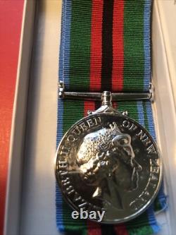 New Zealand Afghanistan Secondary Ops Medal Marked specimen. B86. X
