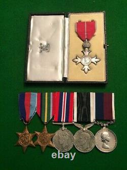 New Zealand Air Force MBE and Long Service Medal Group