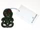 New Zealand Airlines talisman Maori tiki pendant with tag