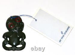 New Zealand Airlines talisman Maori tiki pendant with tag