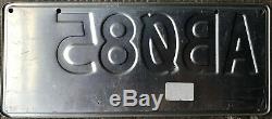 New Zealand All Blacks Graphic license plate Rugby 1998