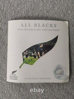 New Zealand All Blacks Rugby World Cup 2003 Medallion Collection