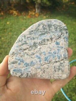New Zealand Aotea stone Rare blue kyanite fuchite mix Display divine feminine