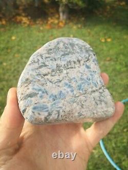 New Zealand Aotea stone Rare blue kyanite fuchite mix Display divine feminine