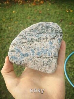 New Zealand Aotea stone Rare blue kyanite fuchite mix Display divine feminine
