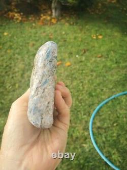 New Zealand Aotea stone Rare blue kyanite fuchite mix Display divine feminine