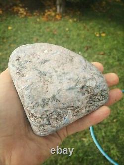 New Zealand Aotea stone Rare blue kyanite fuchite mix Display divine feminine