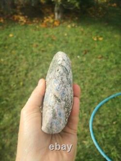 New Zealand Aotea stone Rare blue kyanite fuchite mix Display divine feminine