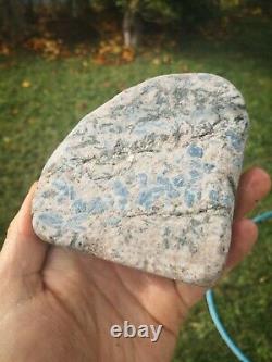 New Zealand Aotea stone Rare blue kyanite fuchite mix Display divine feminine