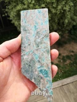 New Zealand Aotea stone Rare kyanite fuchite mix slab lapidary carving taonga