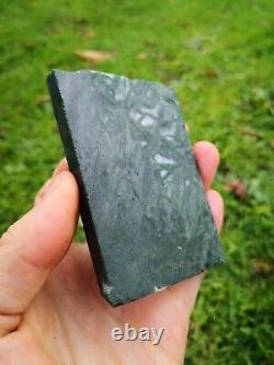 New Zealand Aotea stone Rare kyanite fuchite mix slab lapidary carving taonga