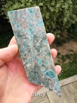 New Zealand Aotea stone Rare kyanite fuchite mix slab lapidary carving taonga