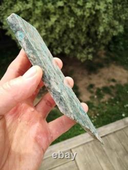 New Zealand Aotea stone Rare kyanite fuchite mix slab lapidary carving taonga