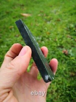 New Zealand Aotea stone Rare kyanite fuchite mix slab lapidary carving taonga