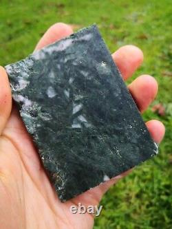 New Zealand Aotea stone Rare kyanite fuchite mix slab lapidary carving taonga