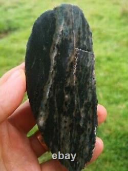 New Zealand Aotea stone rare kyanite fuchite mix taonga Pounamu