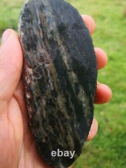 New Zealand Aotea stone rare kyanite fuchite mix taonga Pounamu