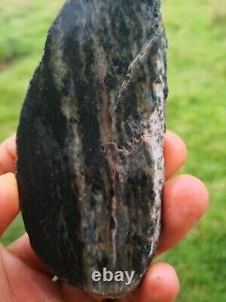 New Zealand Aotea stone rare kyanite fuchite mix taonga Pounamu