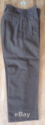 New Zealand Army Battle Dress Trousers, Dated 1940s. Reenactment WW2 Uniform