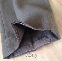 New Zealand Army Battle Dress Trousers, Dated 1940s. Reenactment WW2 Uniform