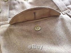 New Zealand Army Battle Dress Trousers, Dated 1940s. Reenactment WW2 Uniform