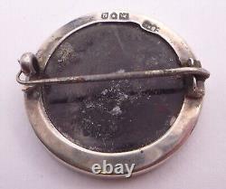 New Zealand Army Ww1 Silver Tortoiseshell Sweetheart Badge / Brooch