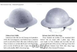 New Zealand/Australia BRODIE Steel Helmet Raw Edge No Brim Doughboy Tommy Read